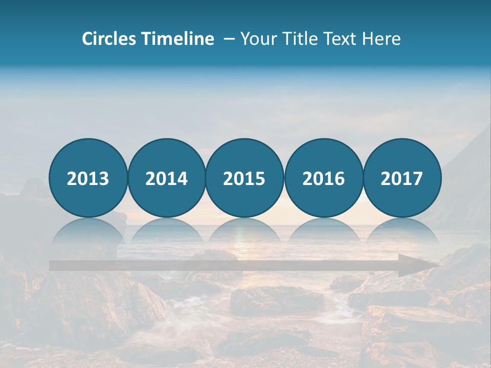 Rocks Water Landschaften PowerPoint Template