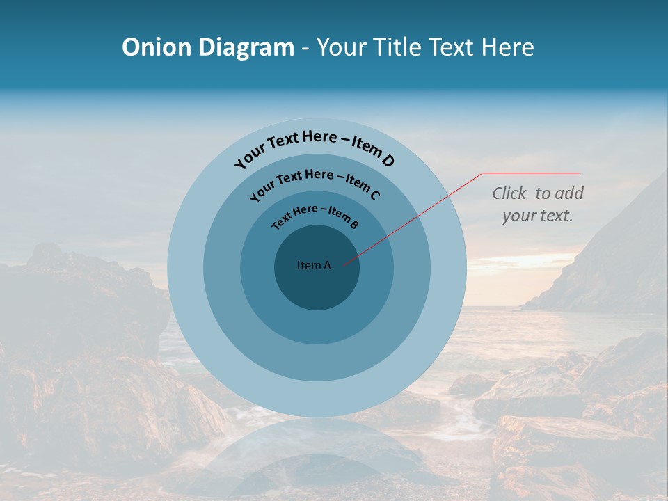Rocks Water Landschaften PowerPoint Template