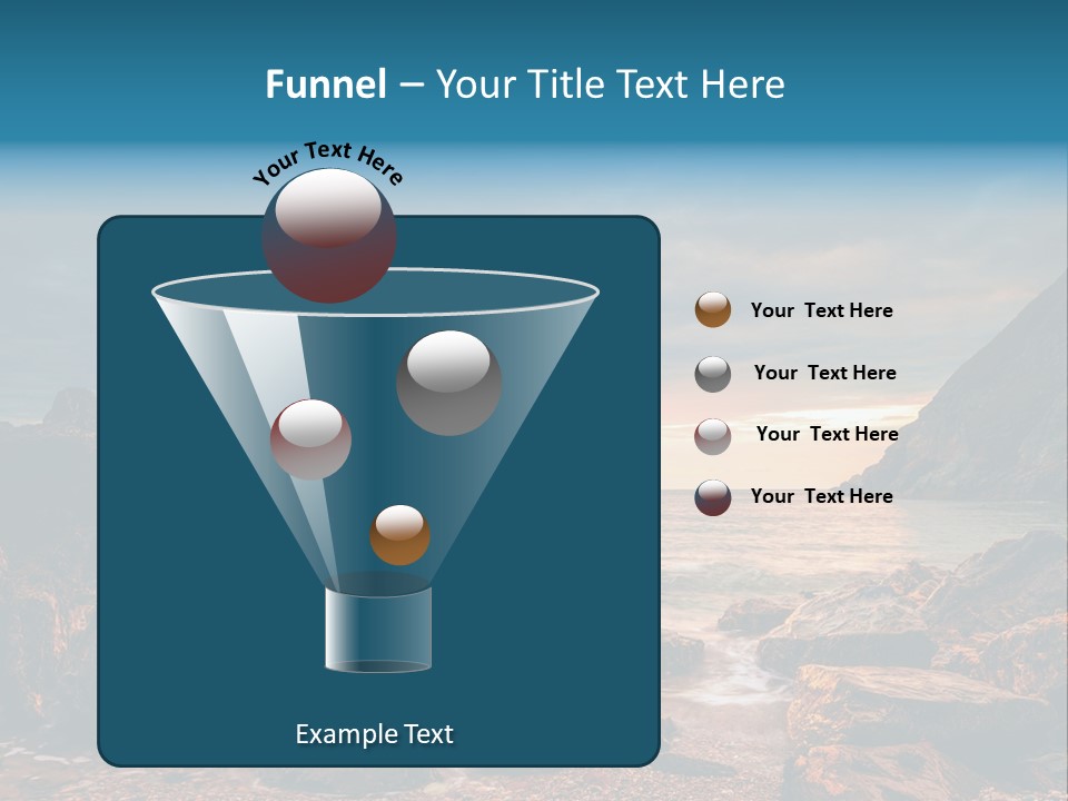 Rocks Water Landschaften PowerPoint Template