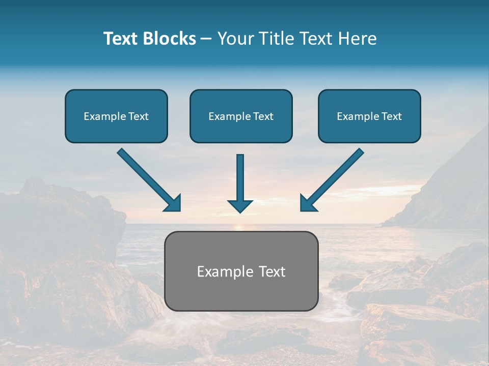 Rocks Water Landschaften PowerPoint Template