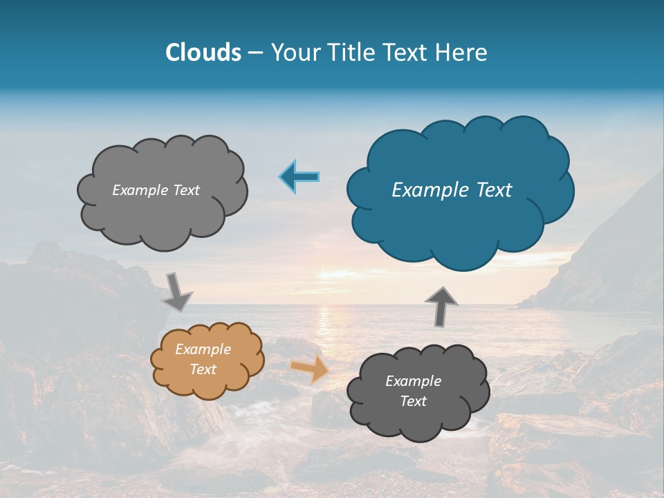 Rocks Water Landschaften PowerPoint Template