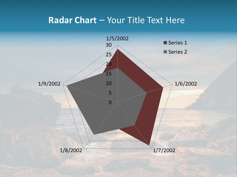Rocks Water Landschaften PowerPoint Template