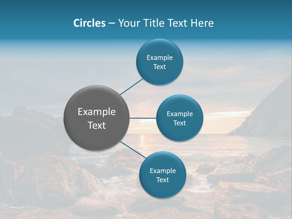 Rocks Water Landschaften PowerPoint Template