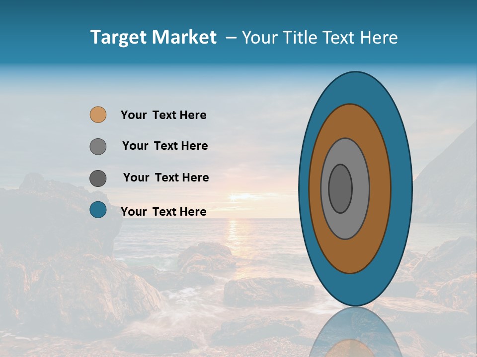 Rocks Water Landschaften PowerPoint Template