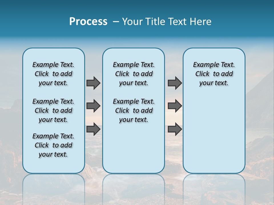 Rocks Water Landschaften PowerPoint Template