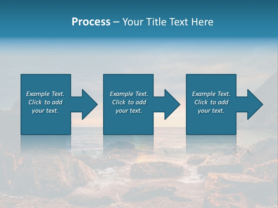 Rocks Water Landschaften PowerPoint Template