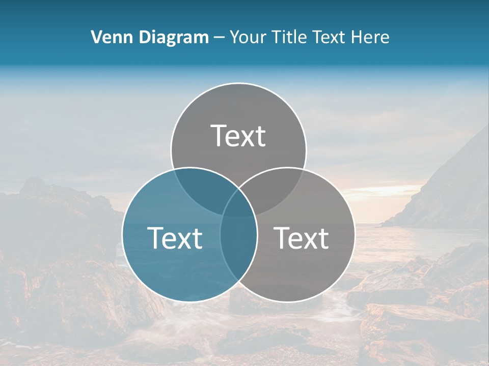 Rocks Water Landschaften PowerPoint Template