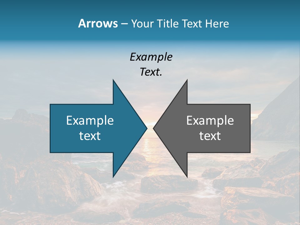 Rocks Water Landschaften PowerPoint Template