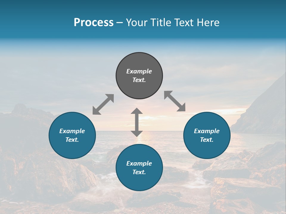 Rocks Water Landschaften PowerPoint Template