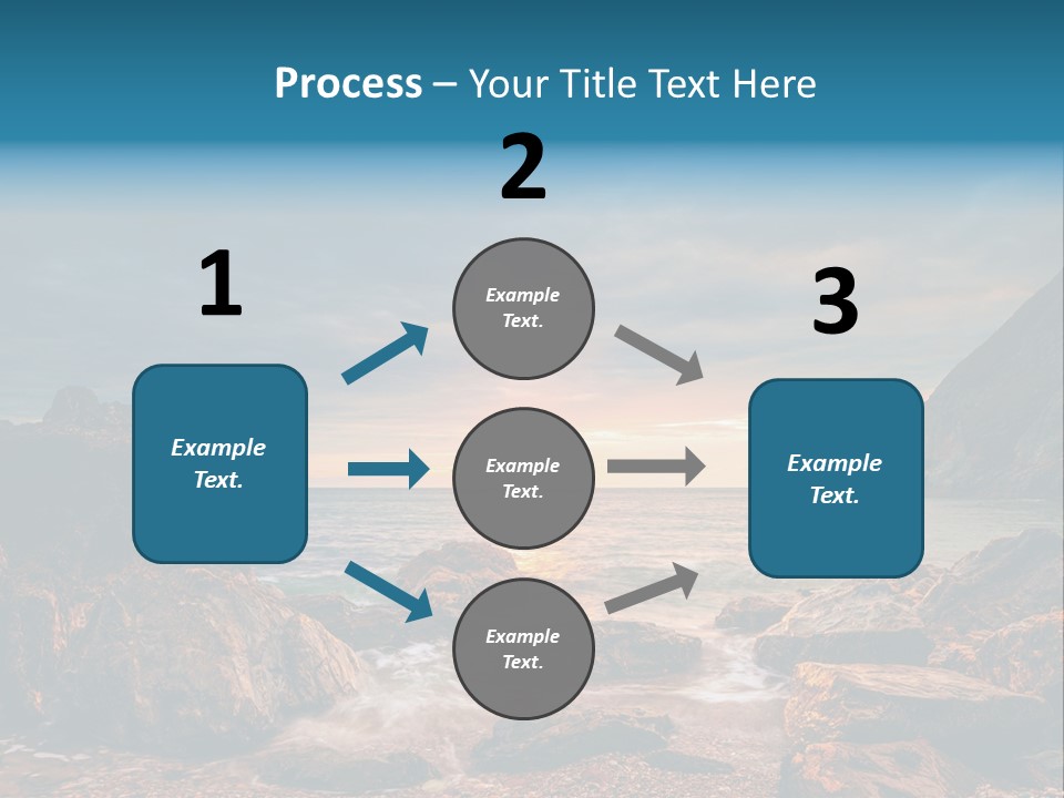 Rocks Water Landschaften PowerPoint Template