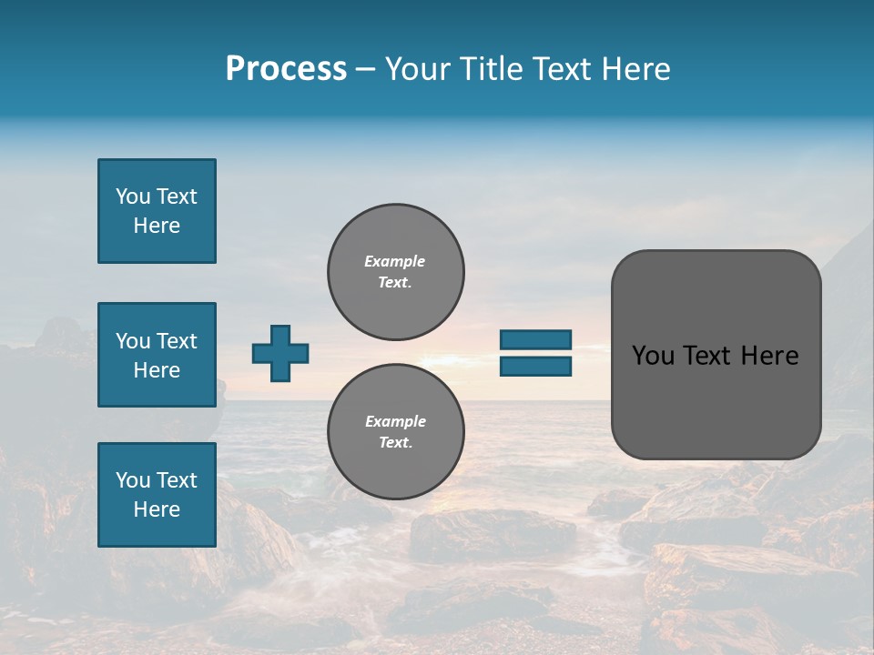 Rocks Water Landschaften PowerPoint Template