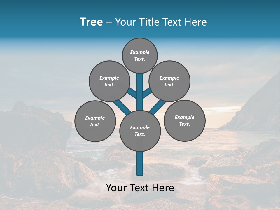 Rocks Water Landschaften PowerPoint Template