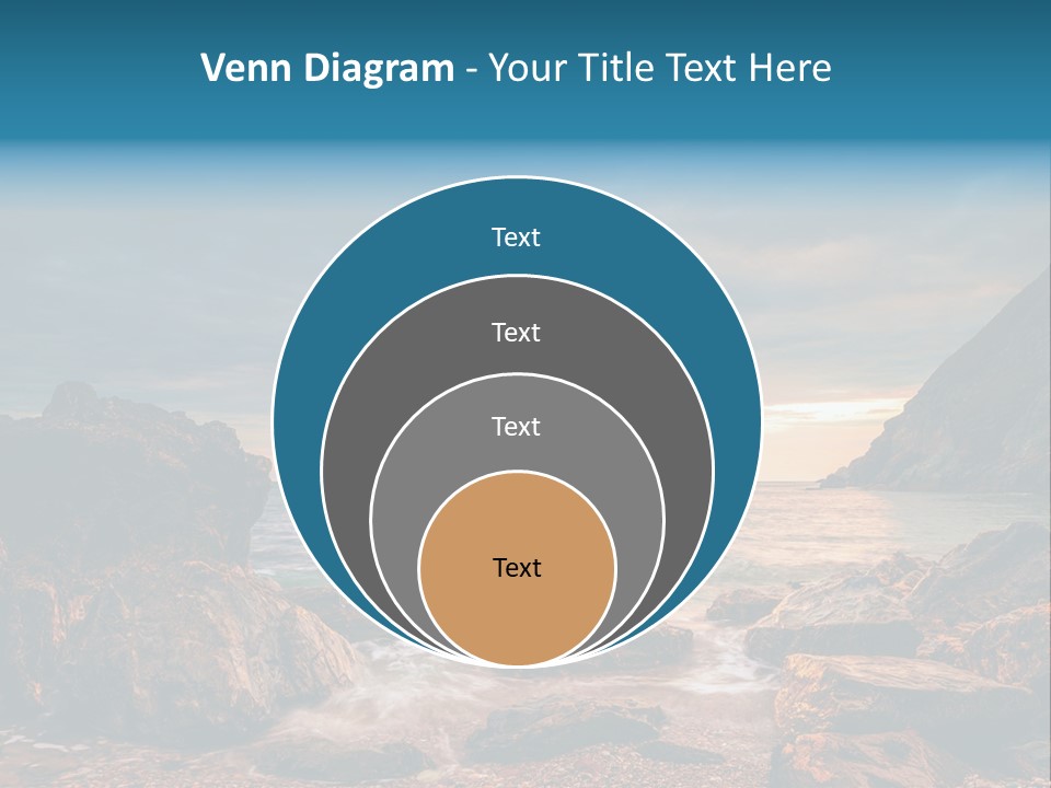 Rocks Water Landschaften PowerPoint Template