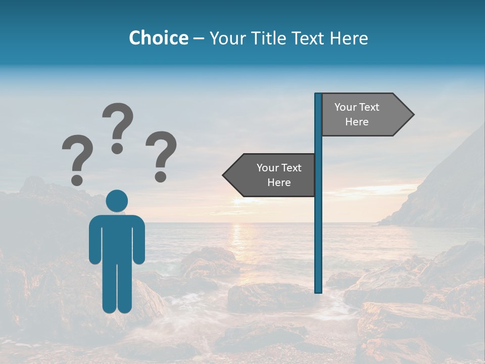 Rocks Water Landschaften PowerPoint Template