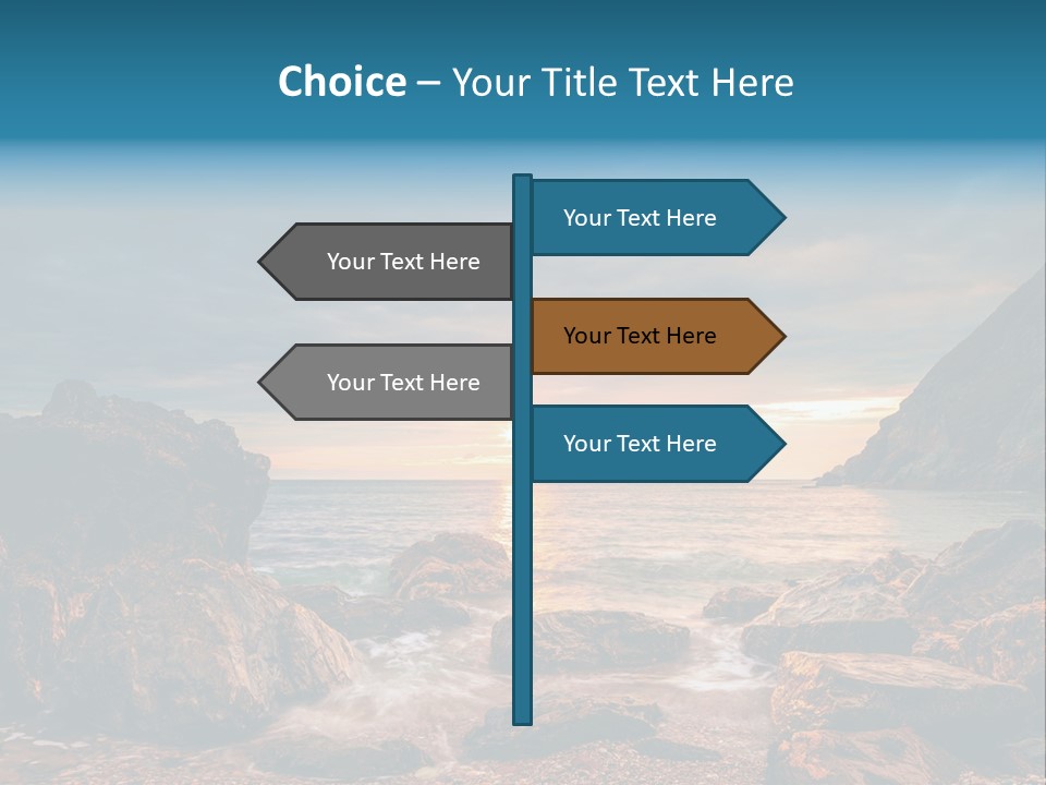Rocks Water Landschaften PowerPoint Template