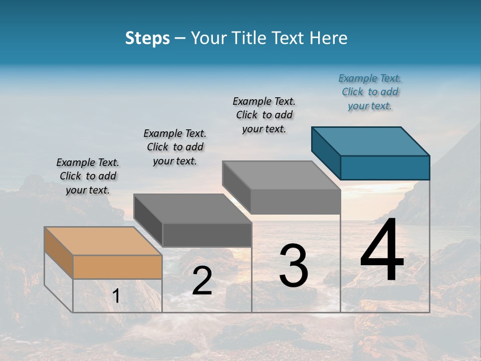 Rocks Water Landschaften PowerPoint Template