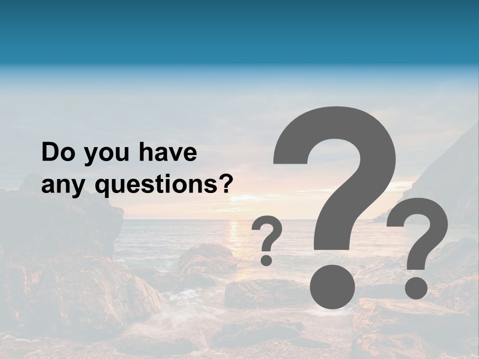 Rocks Water Landschaften PowerPoint Template