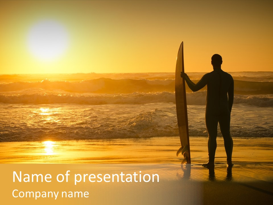 Sunset Sport Dawn PowerPoint Template