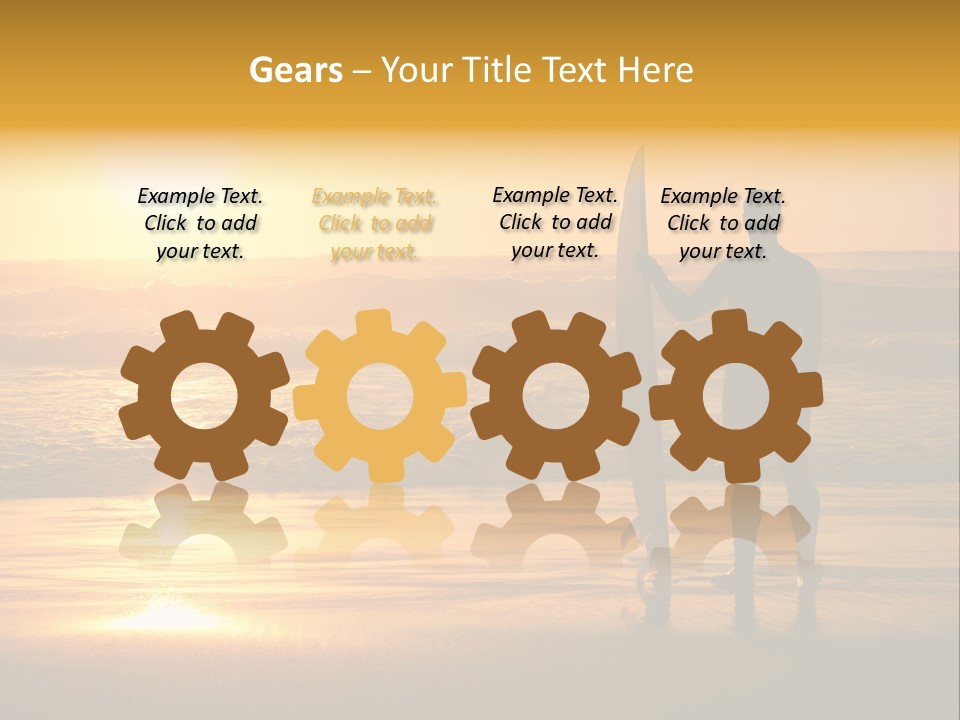 Sunset Sport Dawn PowerPoint Template