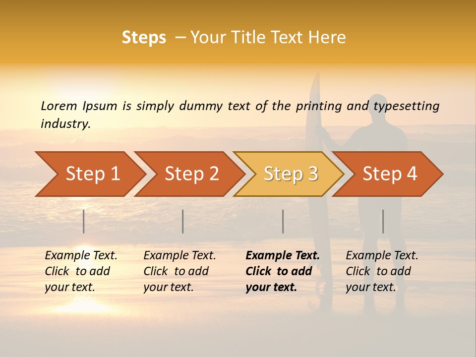 Sunset Sport Dawn PowerPoint Template
