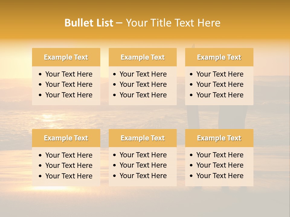 Sunset Sport Dawn PowerPoint Template