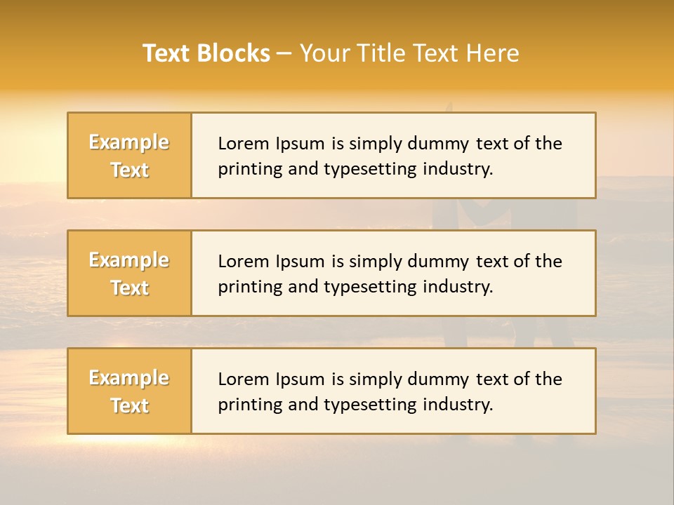 Sunset Sport Dawn PowerPoint Template