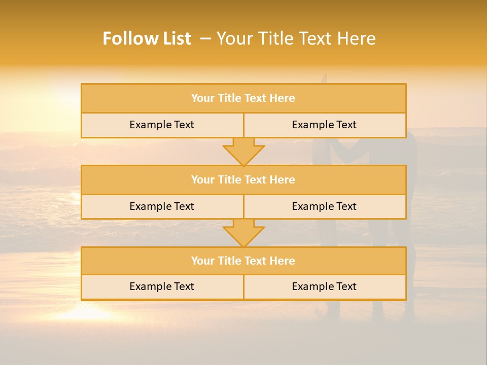 Sunset Sport Dawn PowerPoint Template
