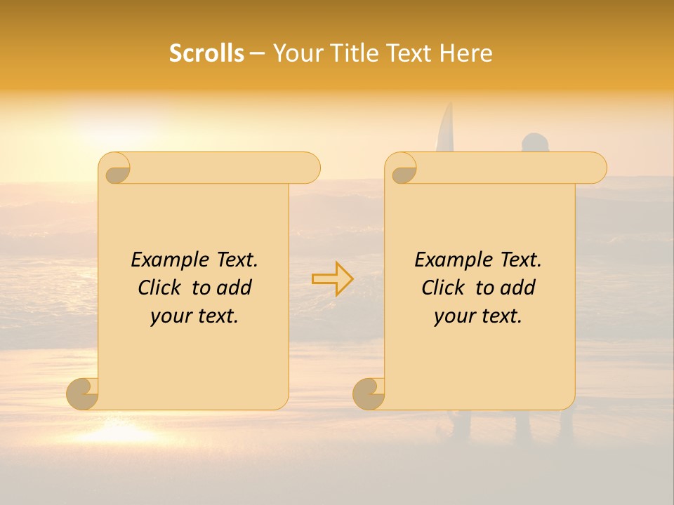 Sunset Sport Dawn PowerPoint Template
