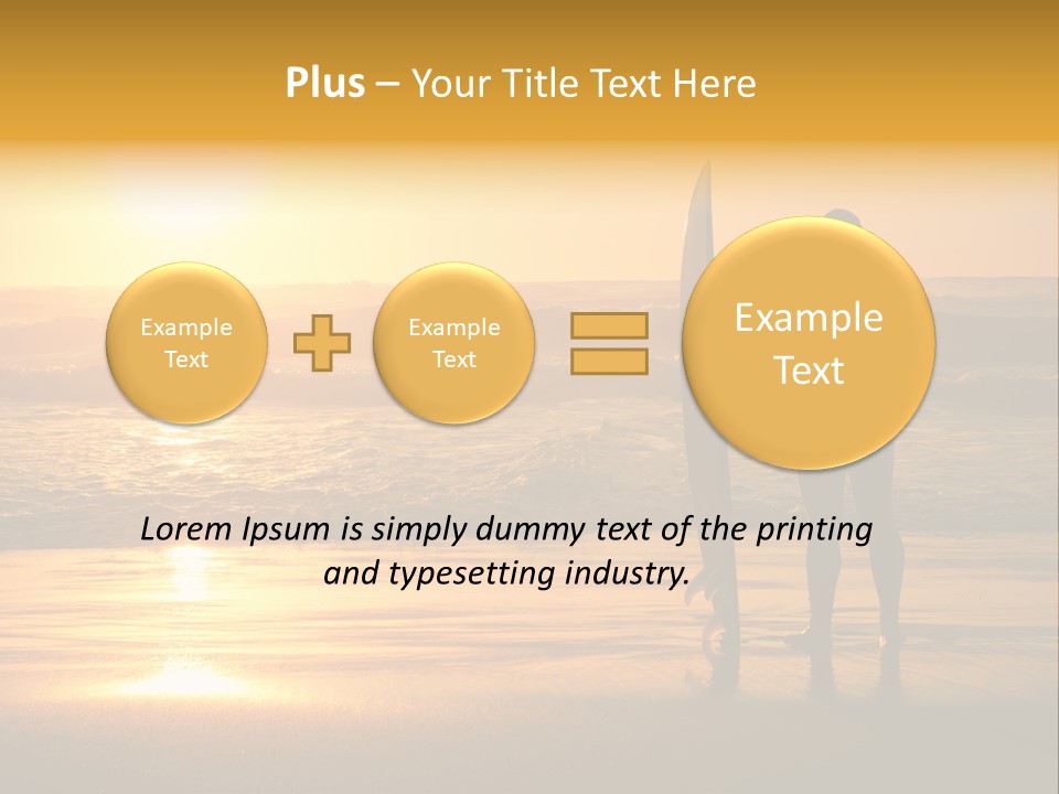 Sunset Sport Dawn PowerPoint Template