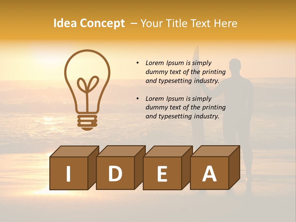 Sunset Sport Dawn PowerPoint Template
