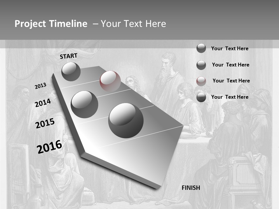 Figure Time Aged PowerPoint Template