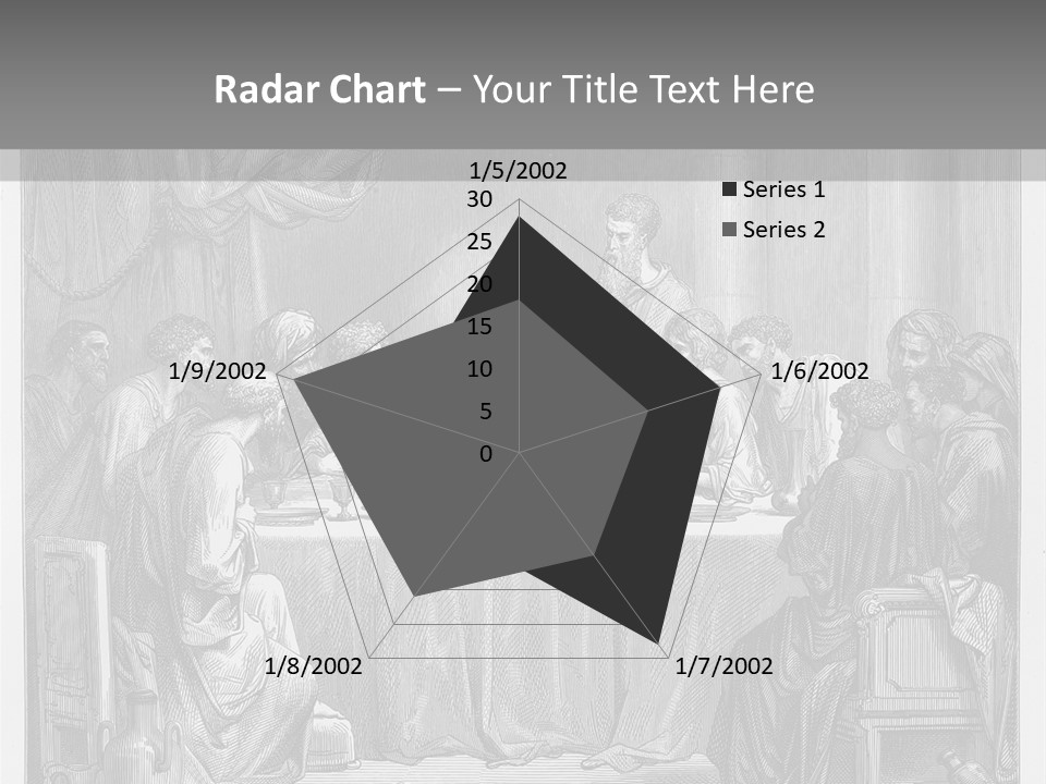 Figure Time Aged PowerPoint Template