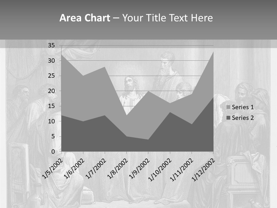 Figure Time Aged PowerPoint Template