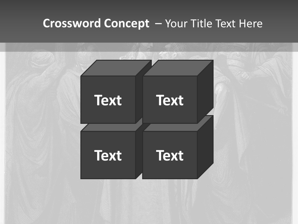Holy Christ Old PowerPoint Template