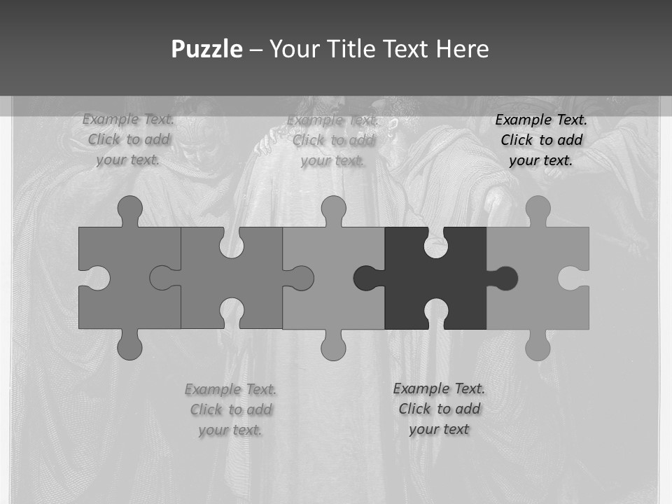 Holy Christ Old PowerPoint Template