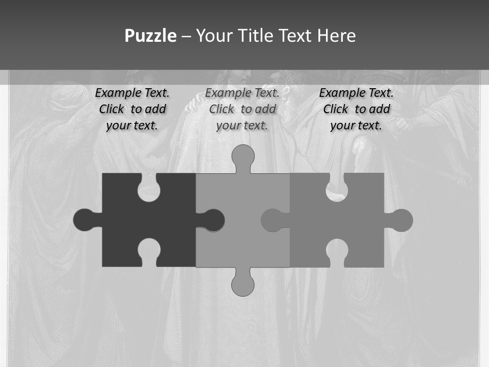 Holy Christ Old PowerPoint Template