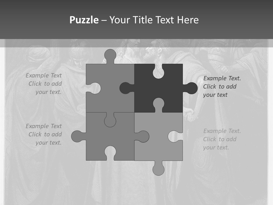 Holy Christ Old PowerPoint Template
