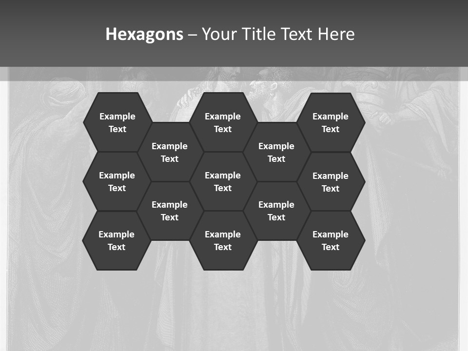 Holy Christ Old PowerPoint Template