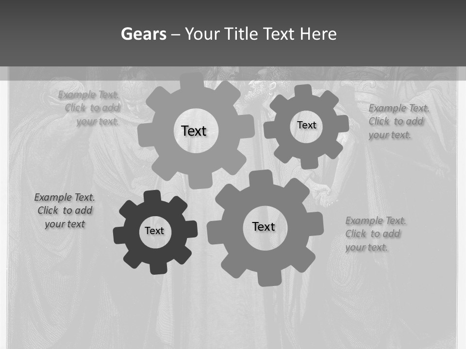 Holy Christ Old PowerPoint Template