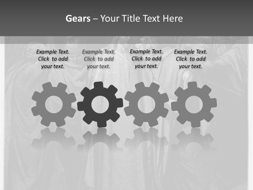 Holy Christ Old PowerPoint Template