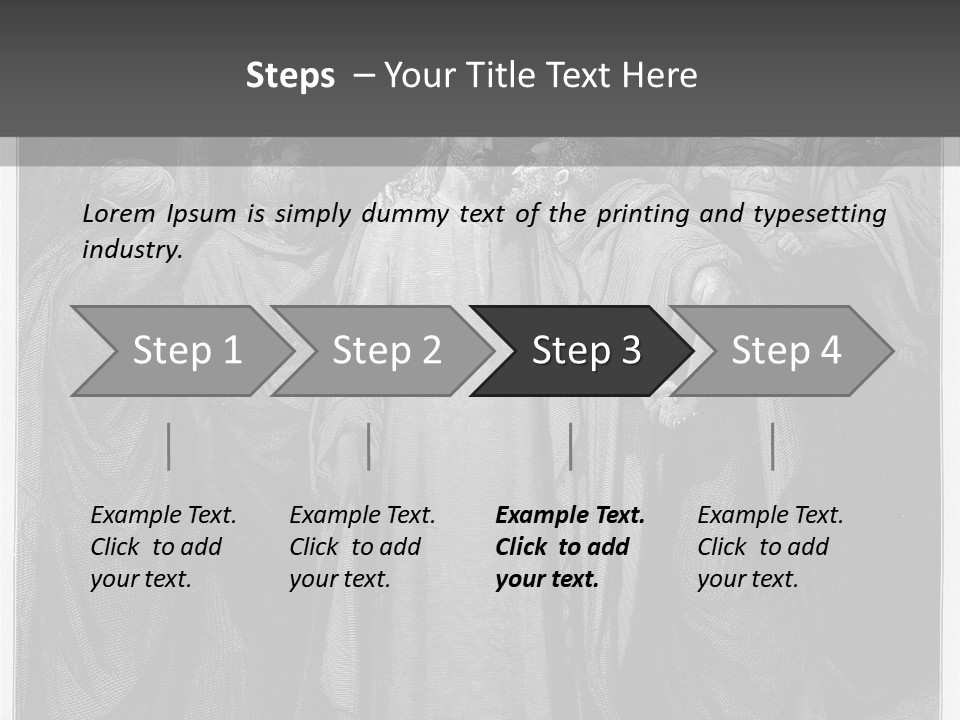 Holy Christ Old PowerPoint Template