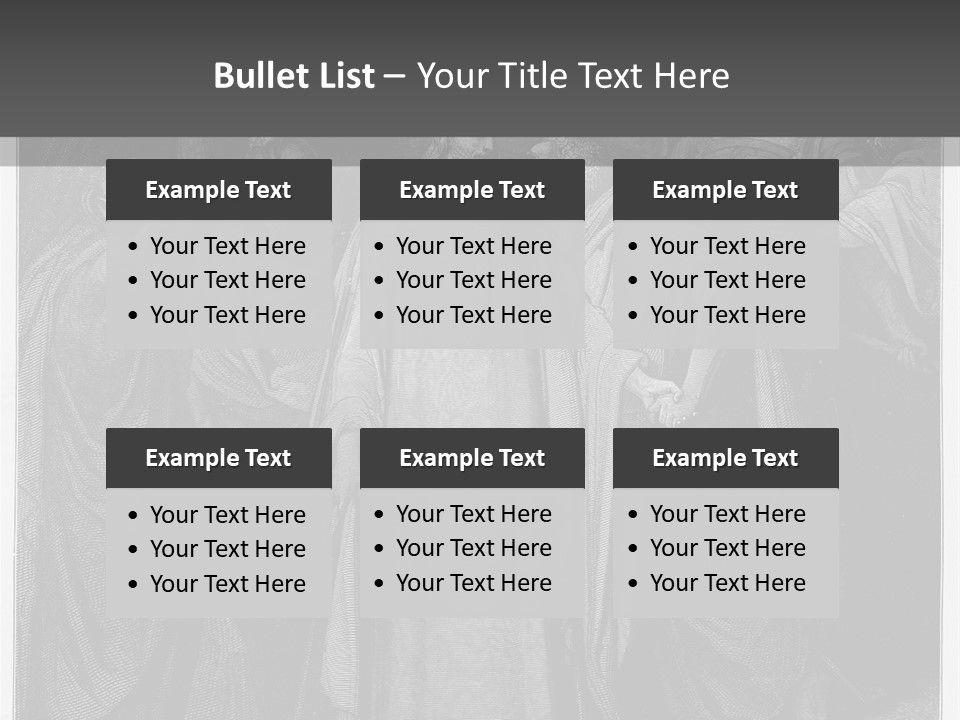 Holy Christ Old PowerPoint Template