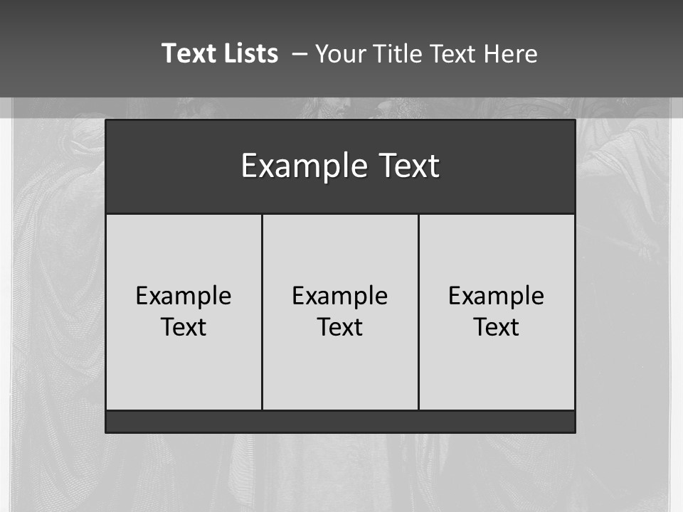 Holy Christ Old PowerPoint Template