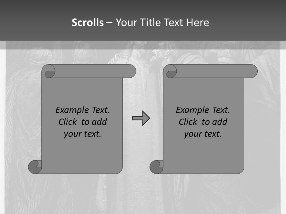Holy Christ Old PowerPoint Template