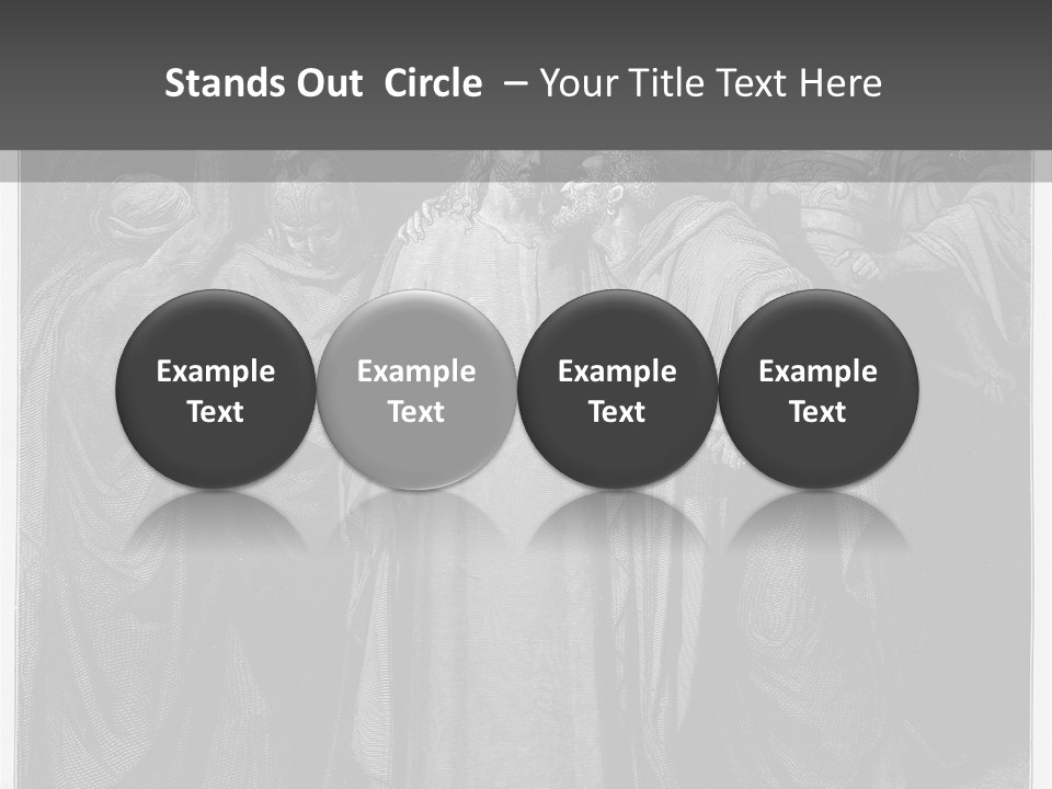 Holy Christ Old PowerPoint Template