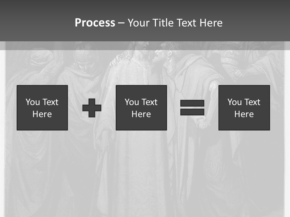 Holy Christ Old PowerPoint Template