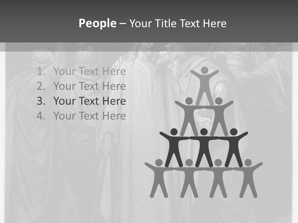 Holy Christ Old PowerPoint Template