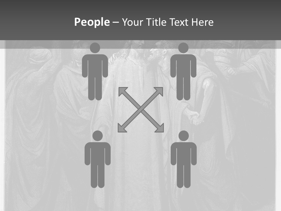 Holy Christ Old PowerPoint Template