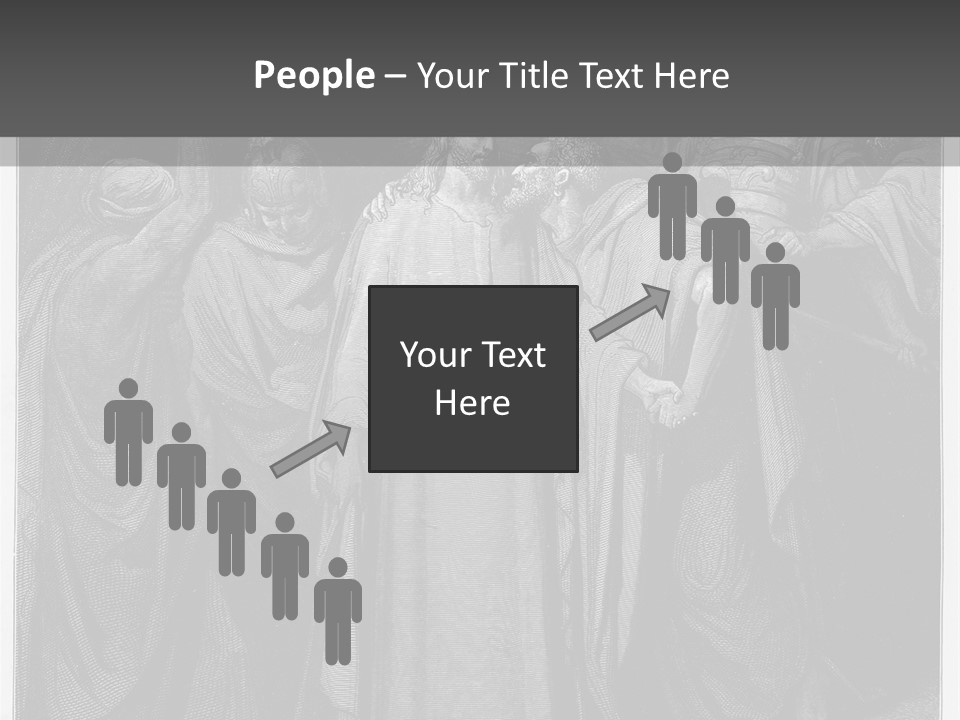 Holy Christ Old PowerPoint Template