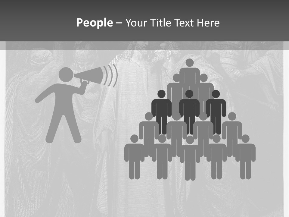 Holy Christ Old PowerPoint Template